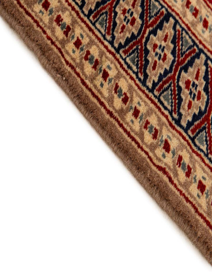 Detail image of 2' 8 x 3' 11  Hand Knotted Bokhara Oriental Wool Rug