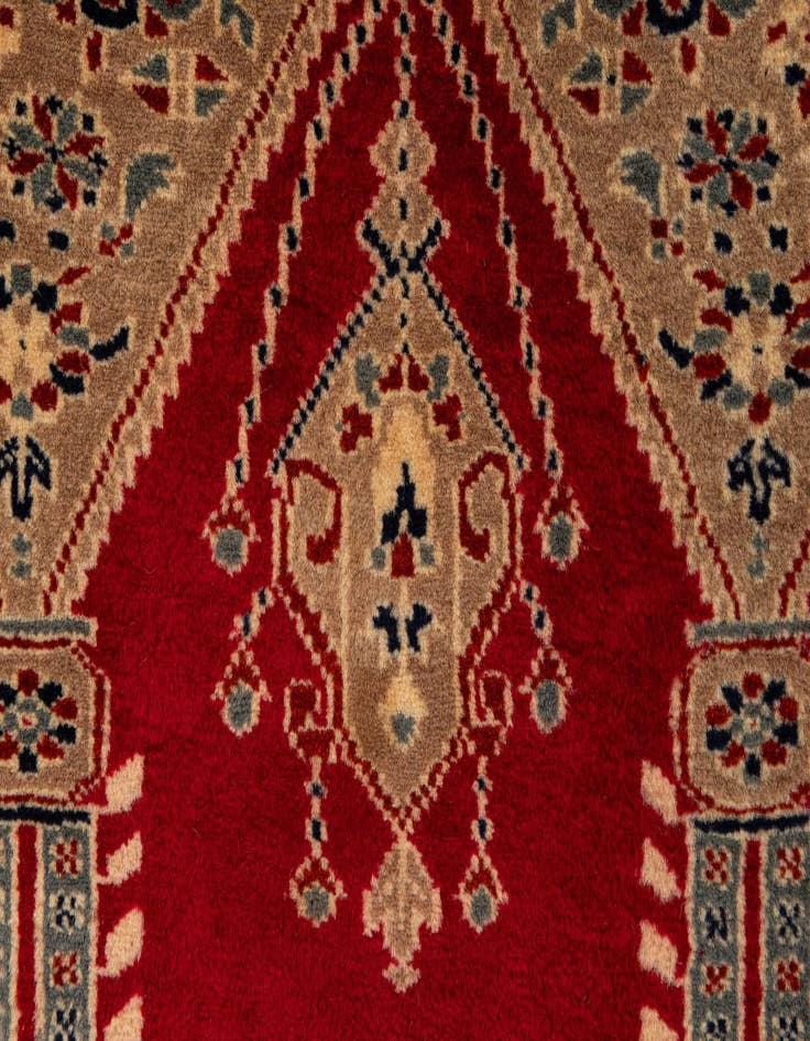 Detail image of 2' 8 x 3' 11  Hand Knotted Bokhara Oriental Wool Rug