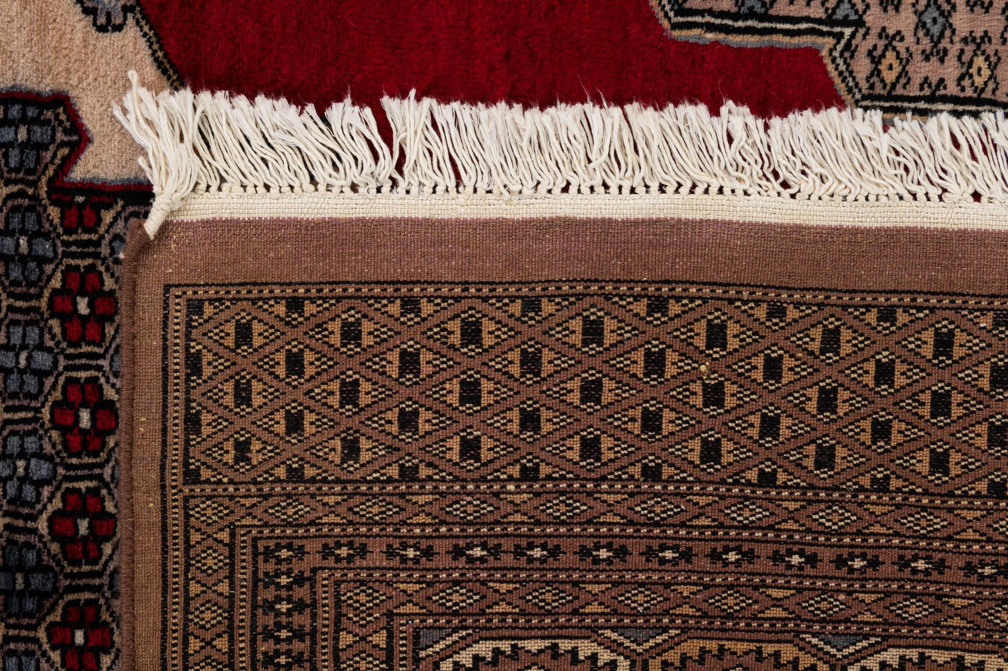 5' 2 x 7' 11 Hand Knotted Bokhara Oriental Wool Rug