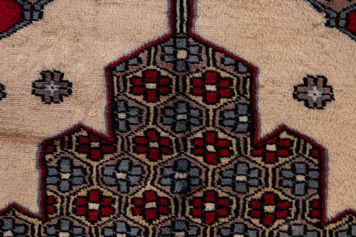 5' 2 x 7' 11 Hand Knotted Bokhara Oriental Wool Rug
