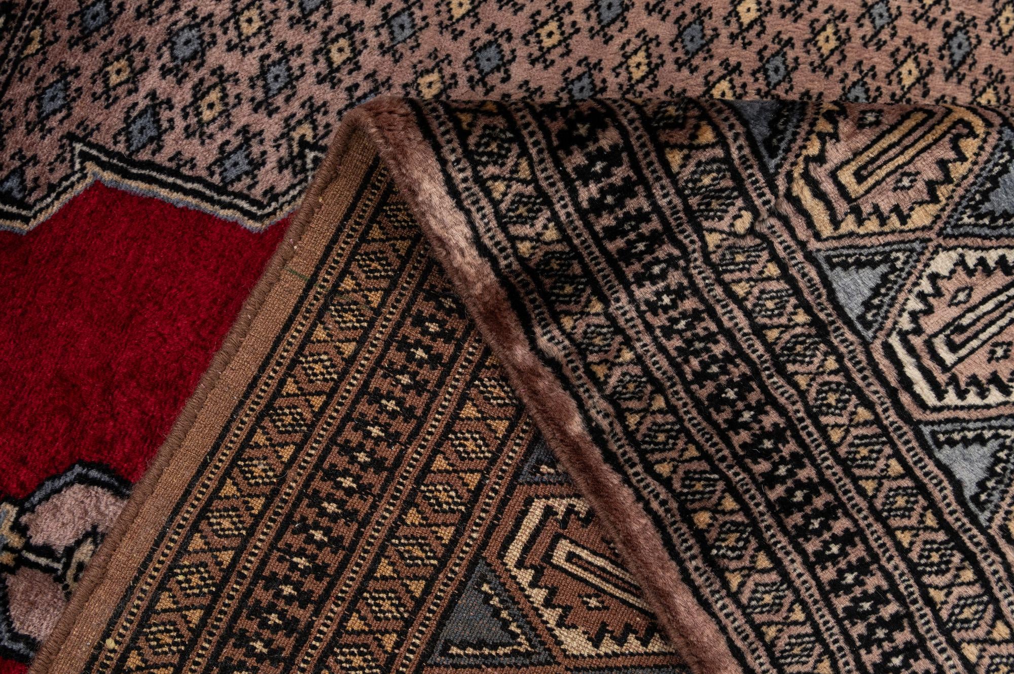 5' 2 x 7' 11 Hand Knotted Bokhara Oriental Wool Rug