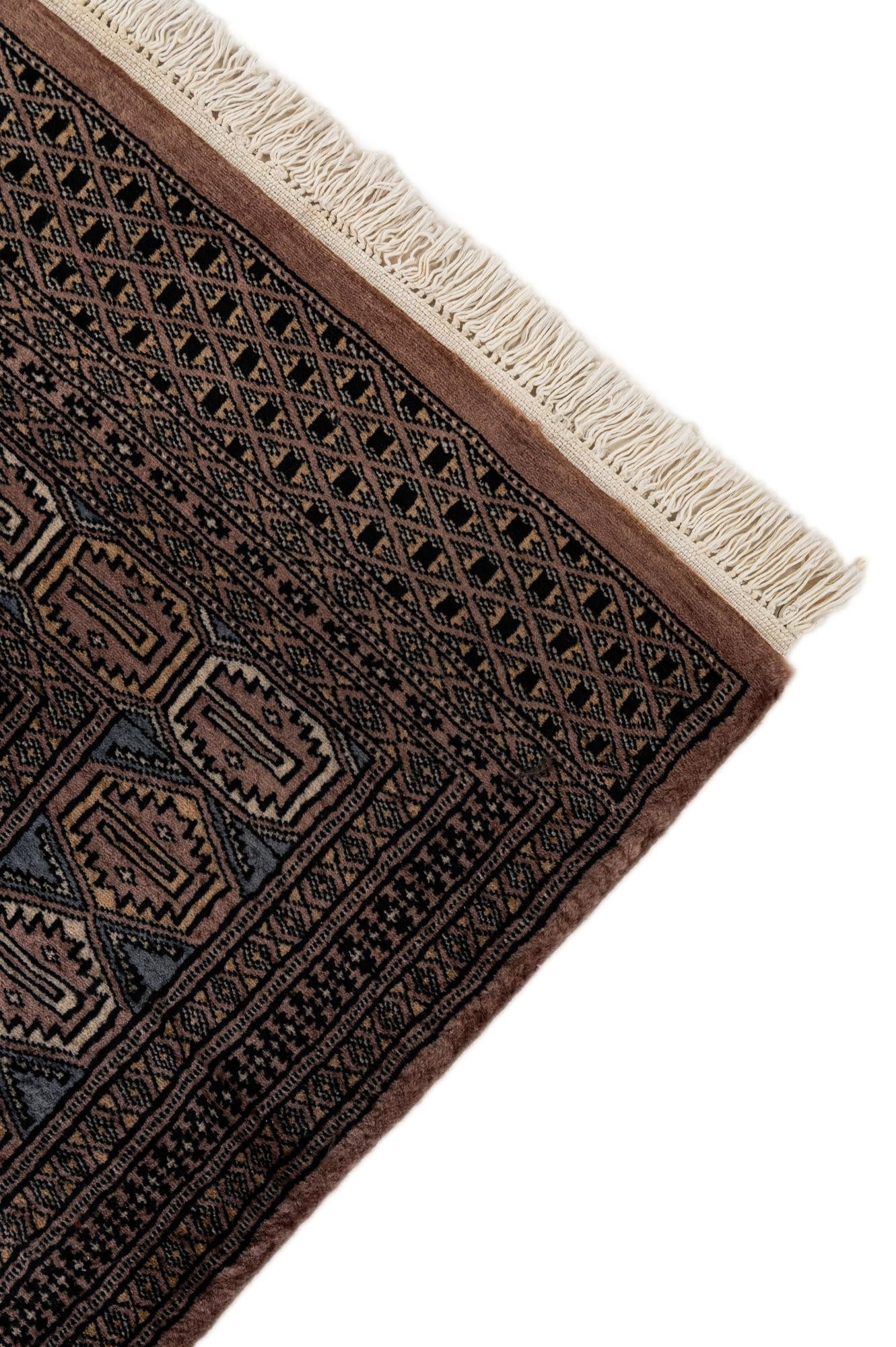 5' 2 x 7' 11 Hand Knotted Bokhara Oriental Wool Rug