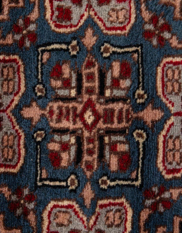 Detail image of 4' 1 x 6' 6  Hand Knotted Bokhara Oriental Wool Rug