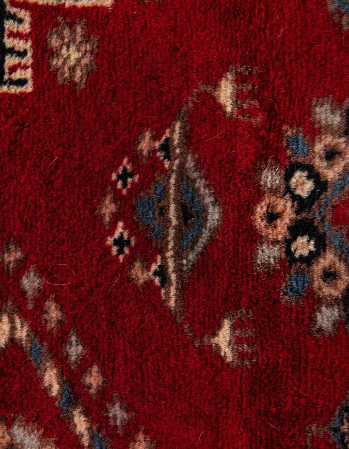 4' 1 x 6' 6 Hand Knotted Bokhara Oriental Wool Rug
