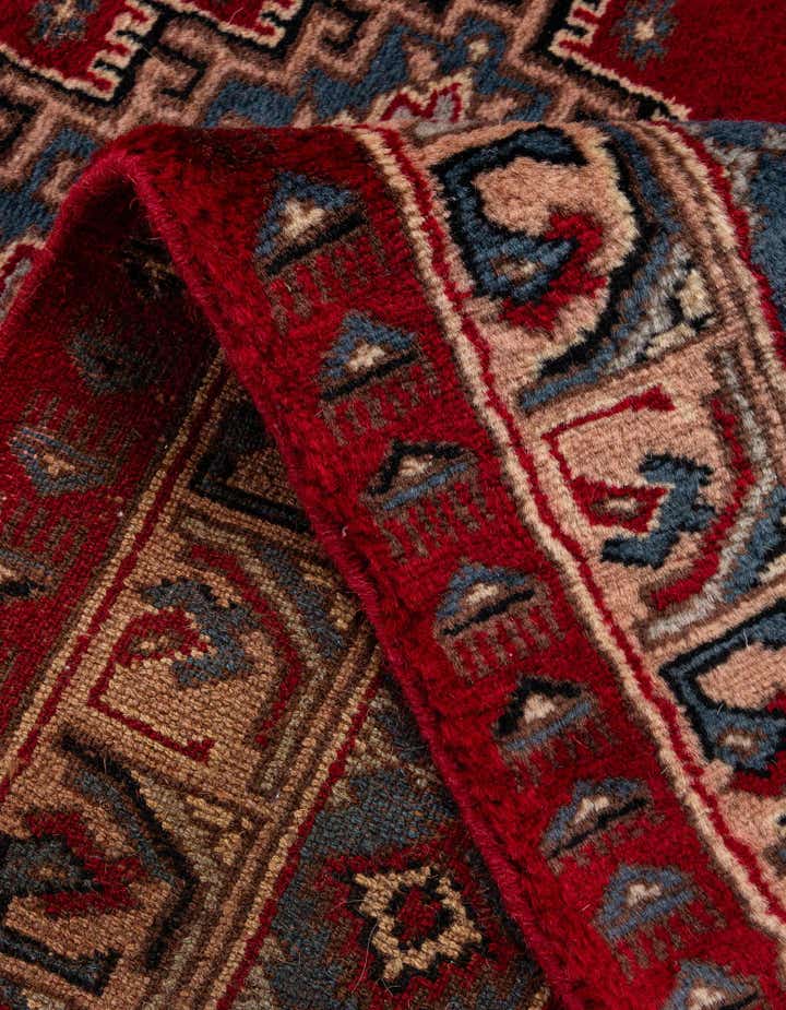 4' 1 x 6' 6 Hand Knotted Bokhara Oriental Wool Rug