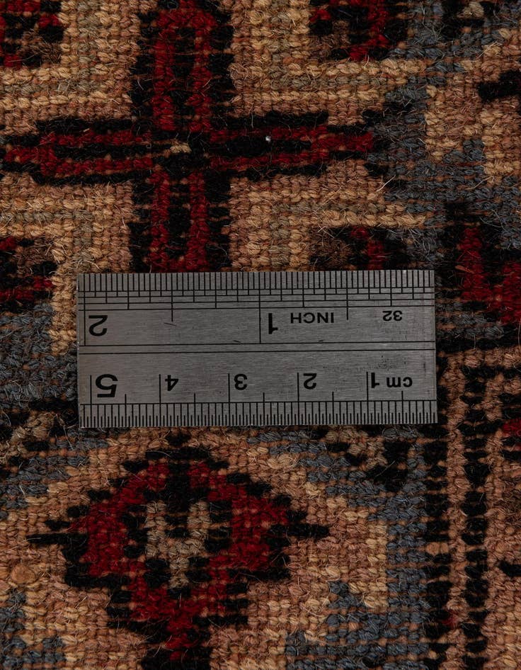 Detail image of 4' 3 x 6' 2  Hand Knotted Bokhara Oriental Wool Rug