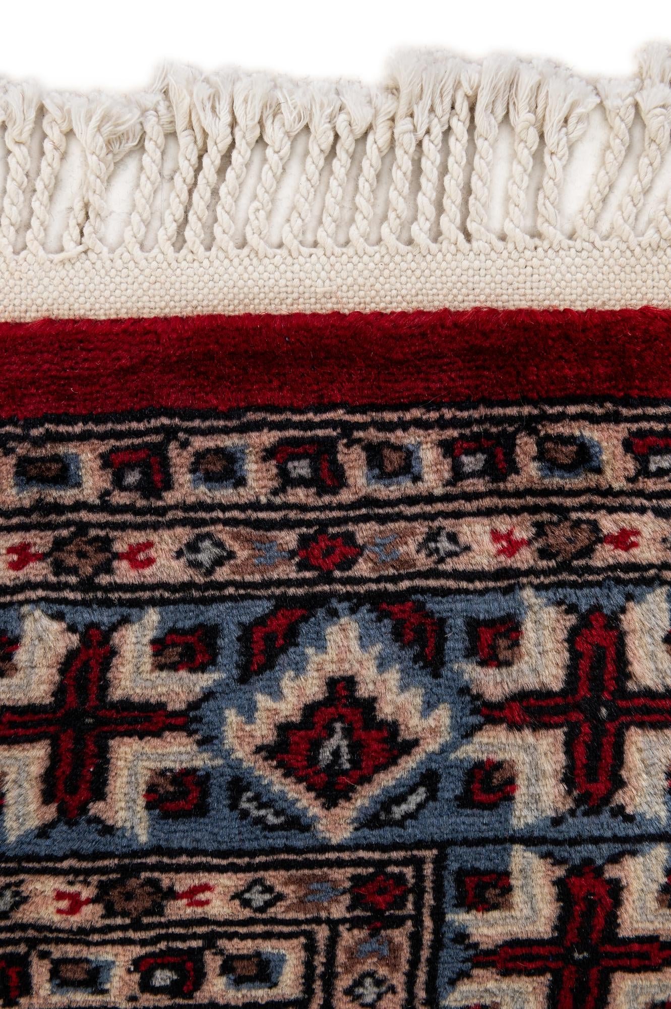 4' 3 x 6' 2 Hand Knotted Bokhara Oriental Wool Rug