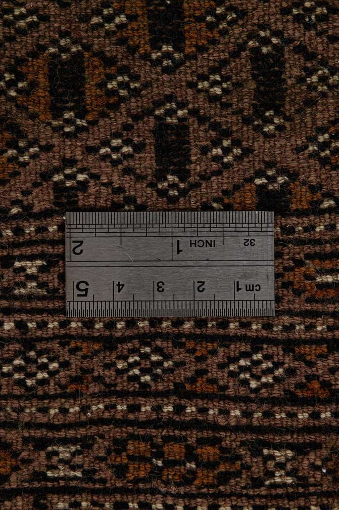 4' 3 x 6' 1 Hand Knotted Bokhara Oriental Wool Rug