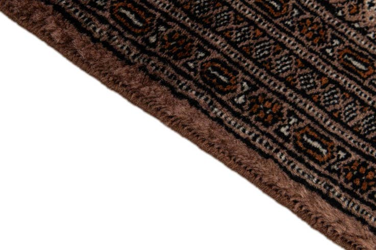 Detail image of 4' 3 x 6' 1 Hand Knotted Bokhara Oriental Wool Rug