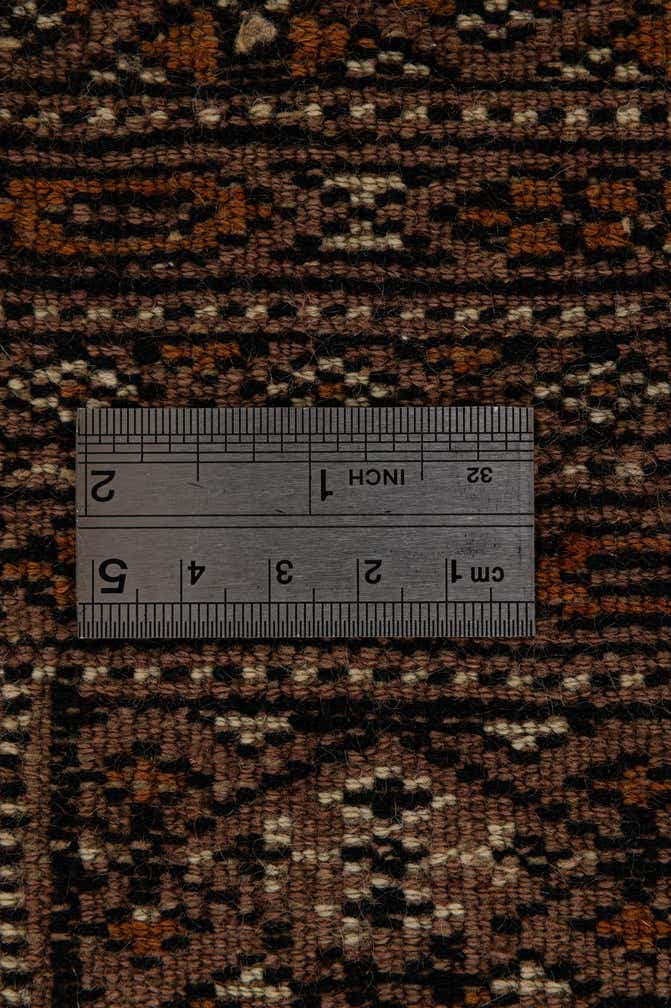 4' 3 x 6' 1 Hand Knotted Bokhara Oriental Wool Rug