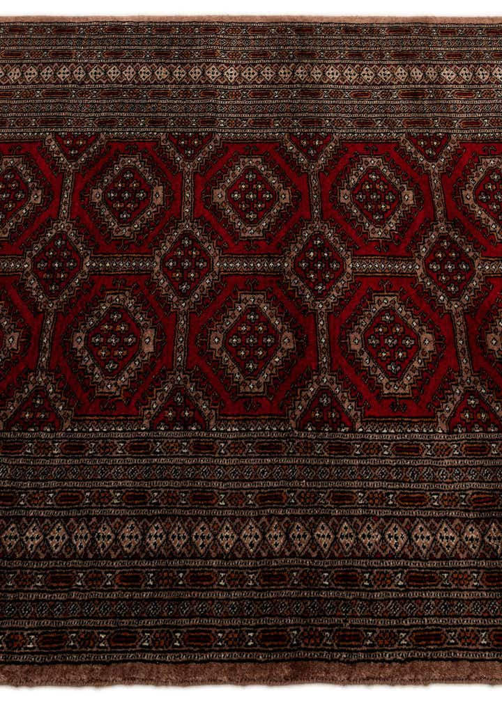4' 4 x 5' 11 Hand Knotted Bokhara Oriental Wool Rug
