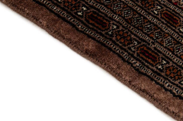 Detail image of 4' 4 x 5' 11 Hand Knotted Bokhara Oriental Wool Rug