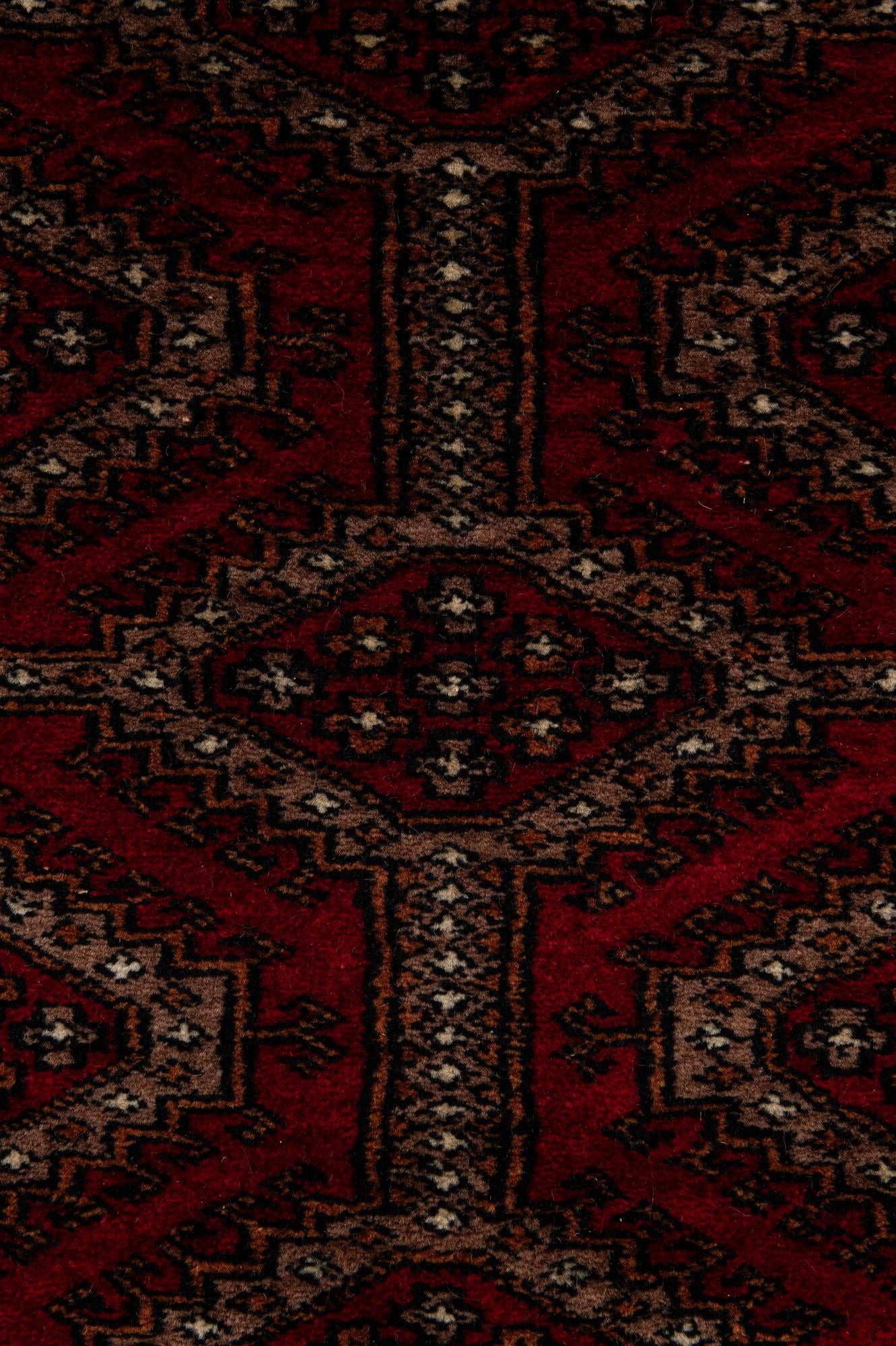 4' 4 x 5' 11 Hand Knotted Bokhara Oriental Wool Rug