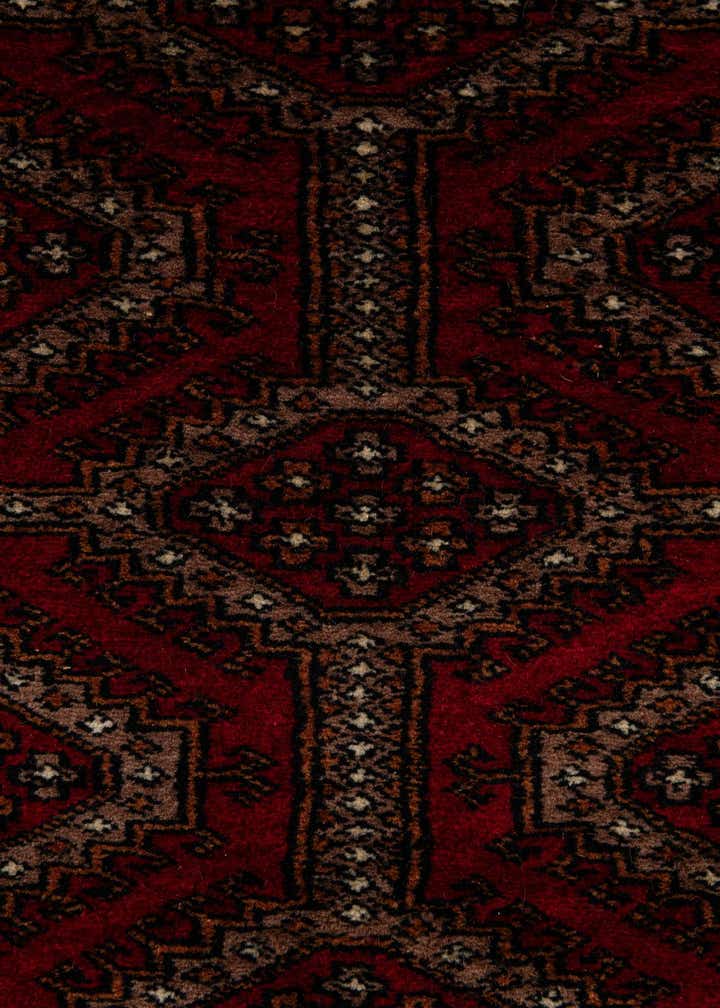 4' 4 x 5' 11 Hand Knotted Bokhara Oriental Wool Rug