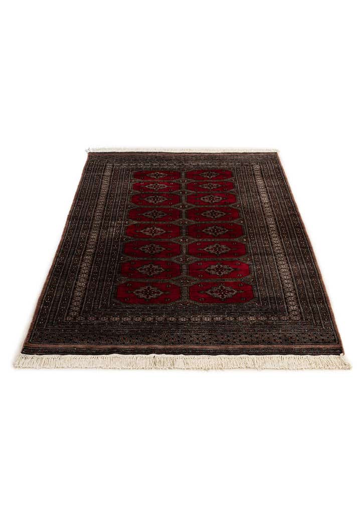 4' 3 x 6' Hand Knotted Bokhara Wool Rug