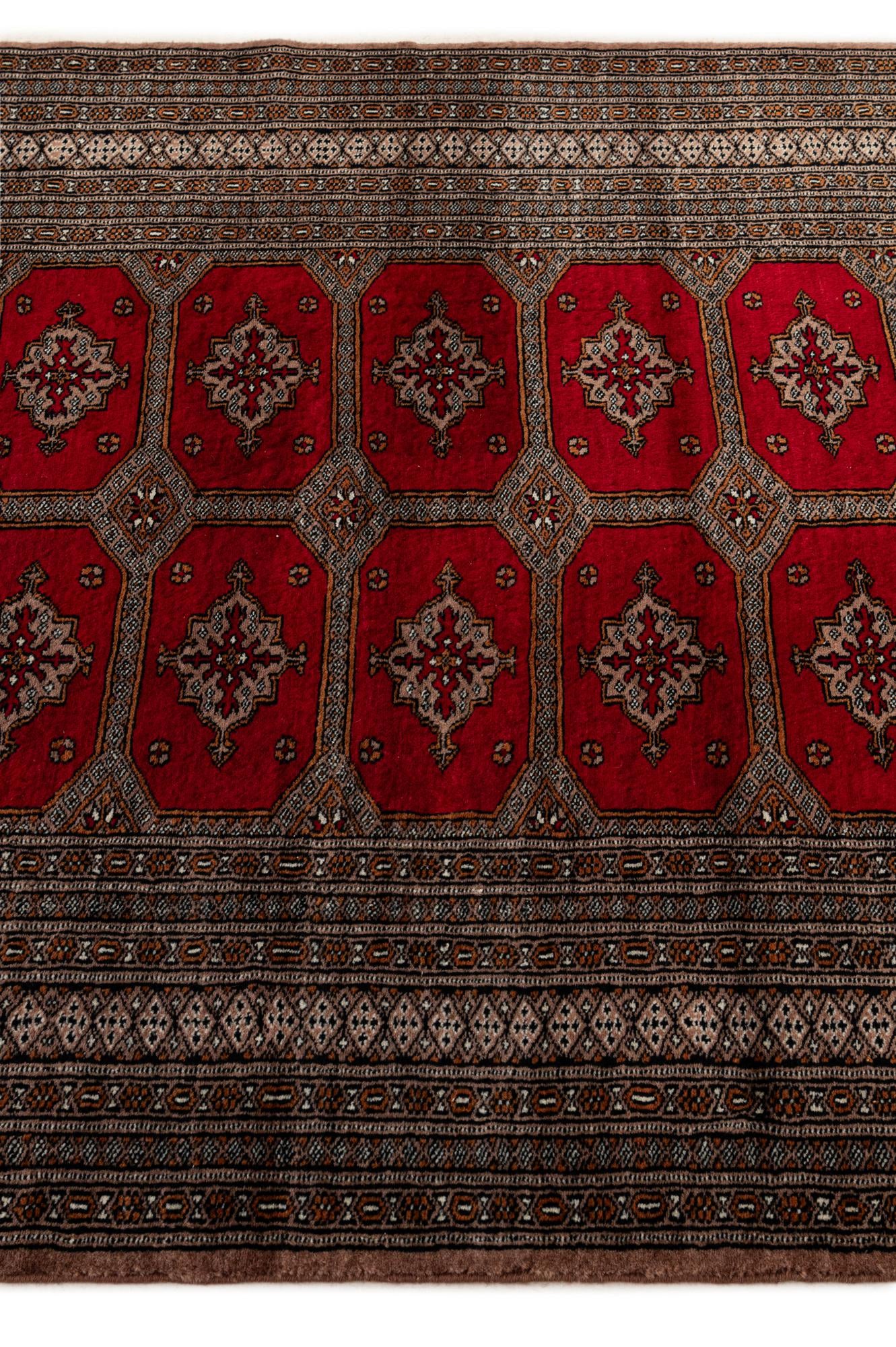 4' 3 x 6' Hand Knotted Bokhara Wool Rug