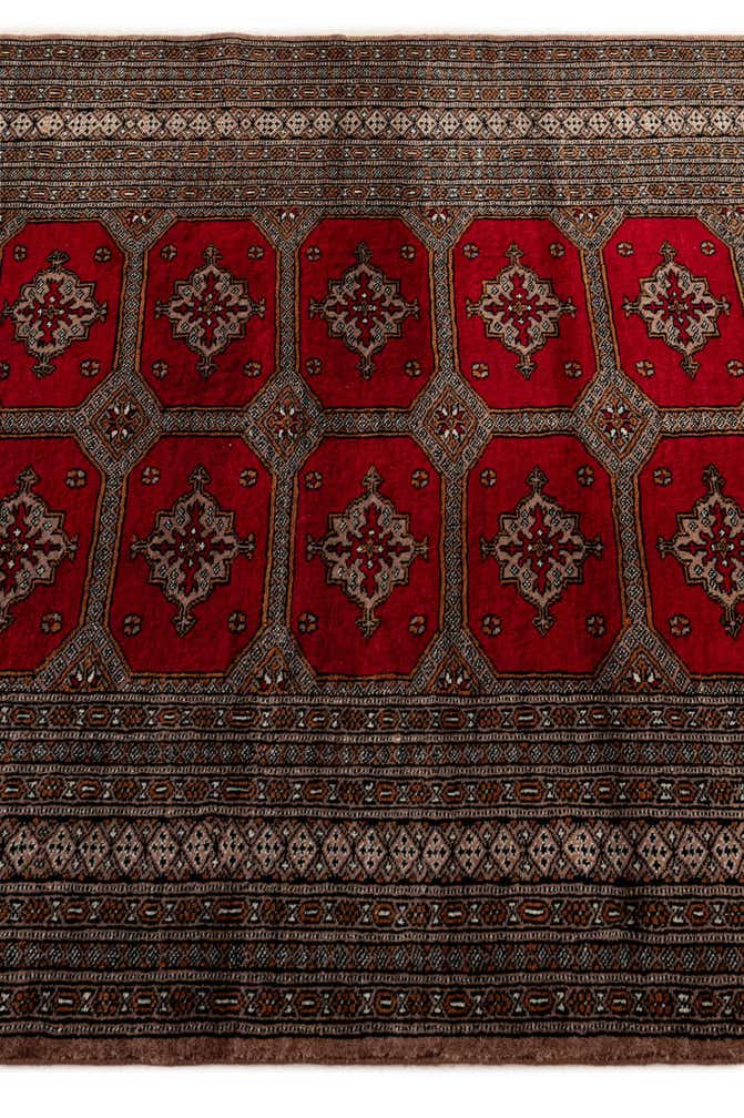 4' 3 x 6' Hand Knotted Bokhara Wool Rug