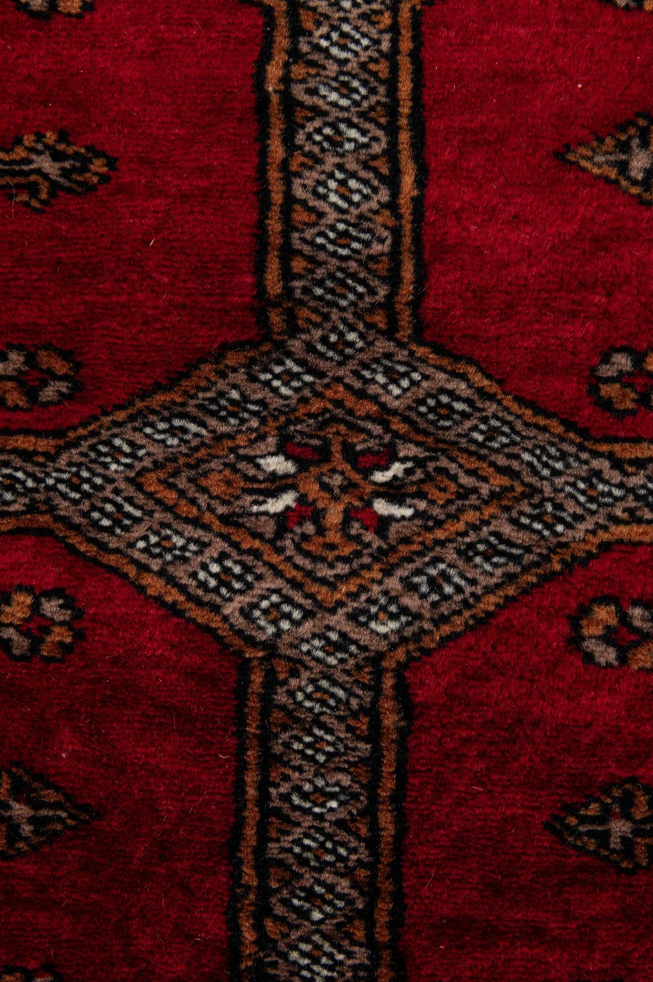 4' 3 x 6' Hand Knotted Bokhara Wool Rug