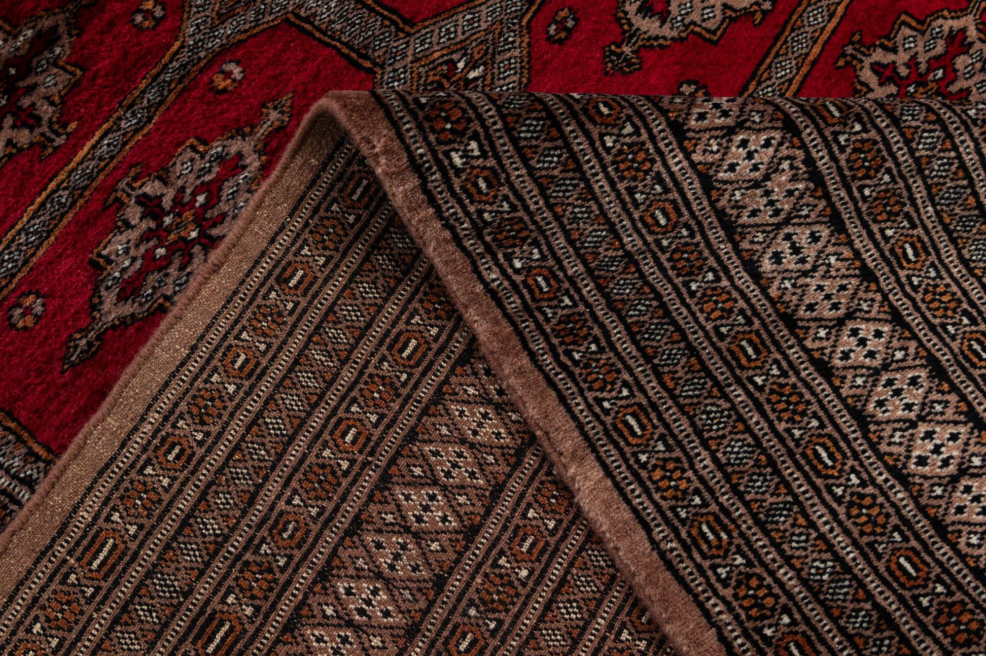 4' 3 x 6' Hand Knotted Bokhara Wool Rug
