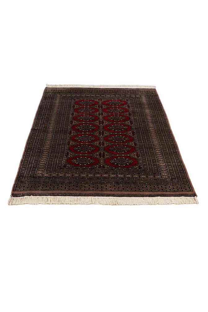 4' 3 x 6' 2 Hand Knotted Bokhara Oriental Wool Rug