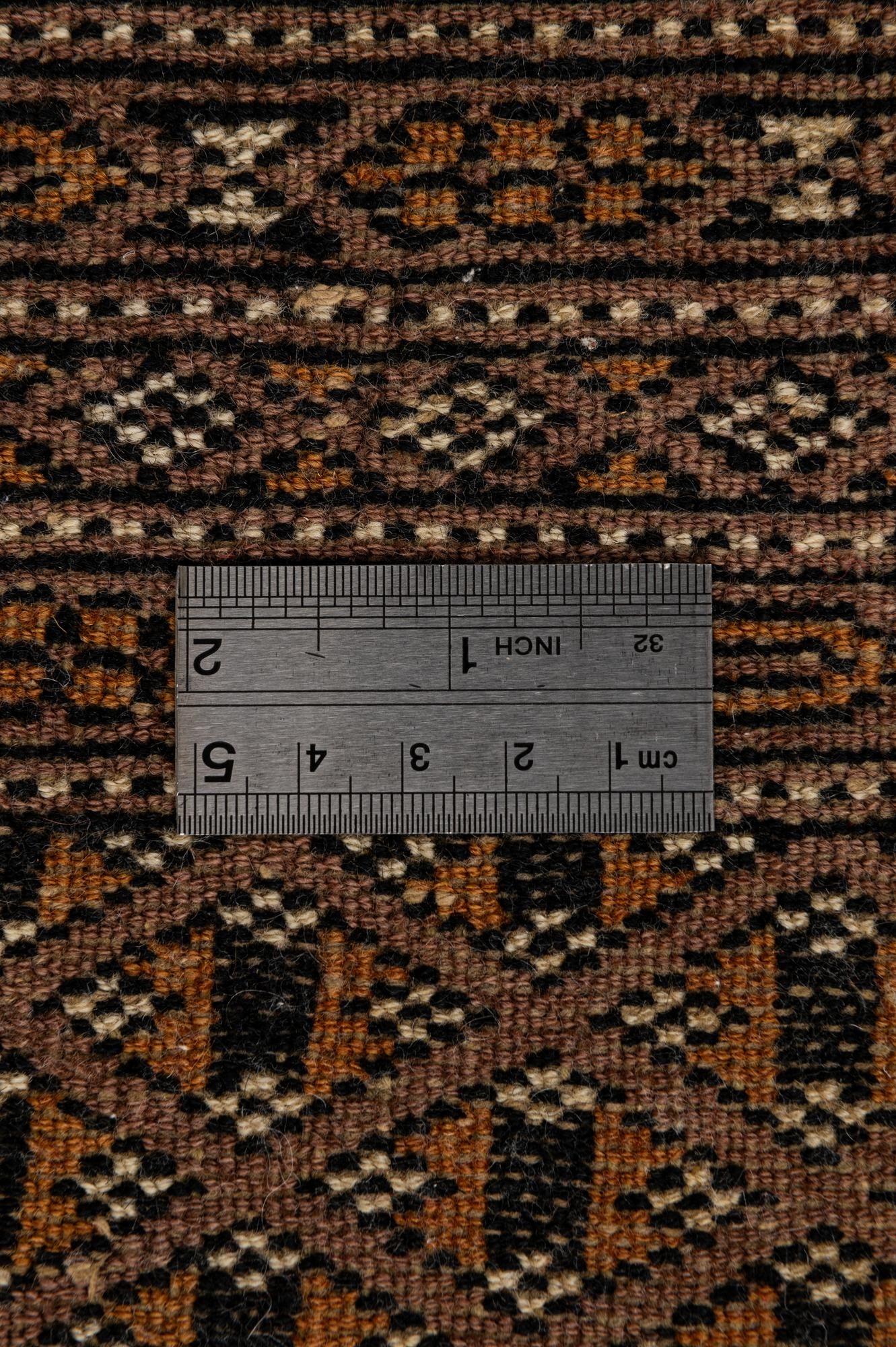 4' 3 x 6' 2 Hand Knotted Bokhara Oriental Wool Rug