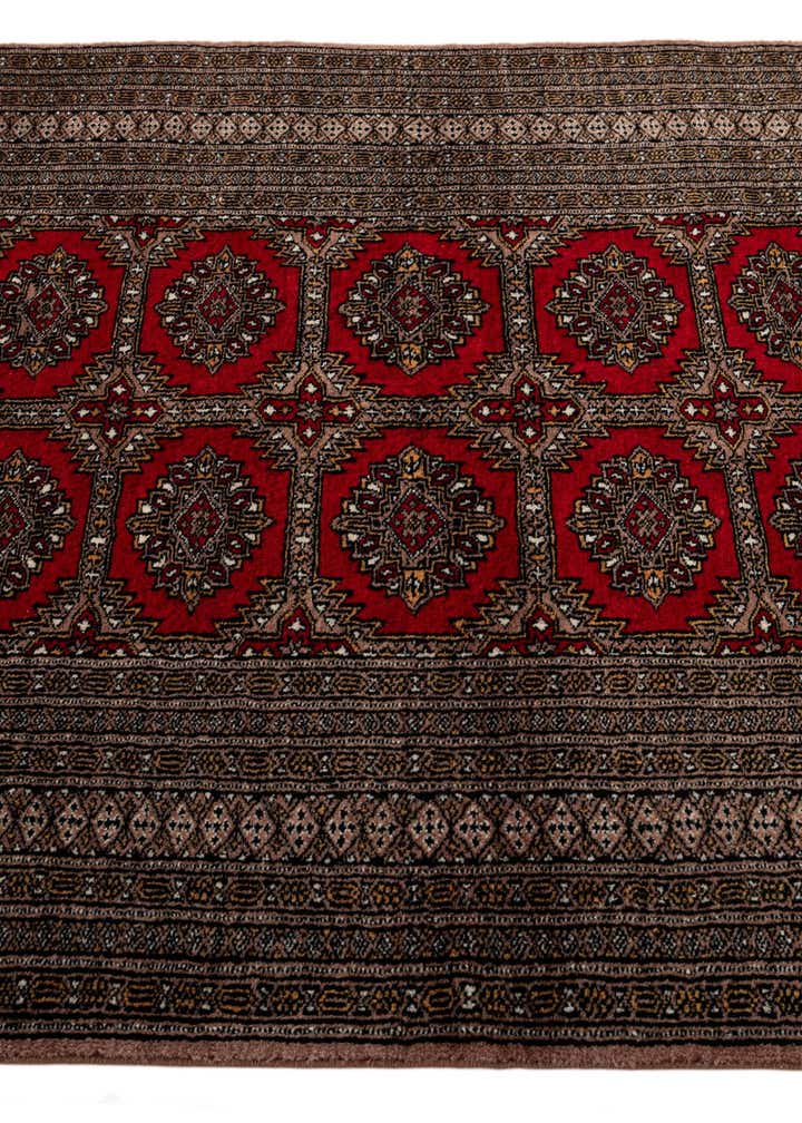 4' 3 x 6' 2 Hand Knotted Bokhara Oriental Wool Rug
