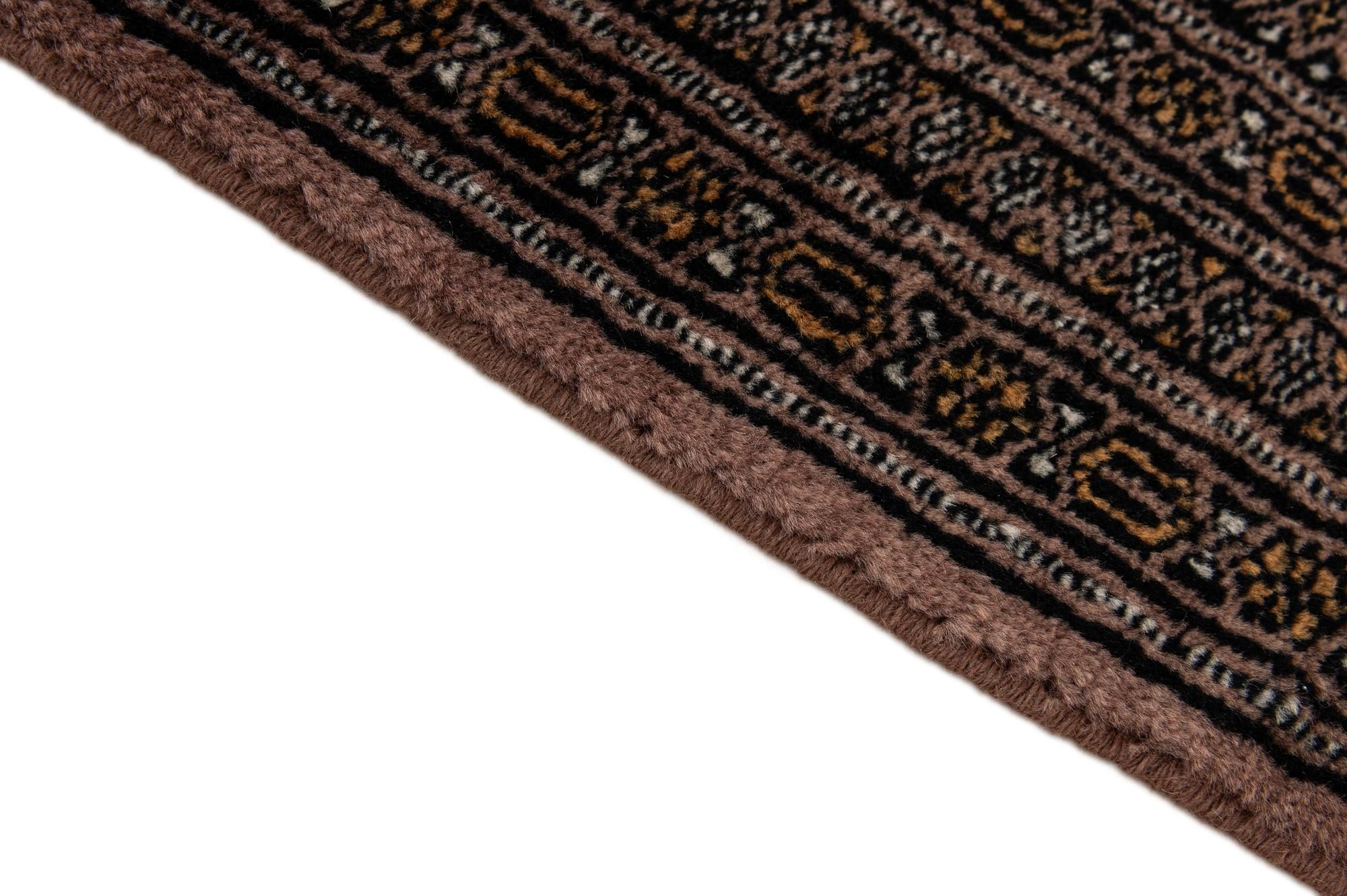 4' 3 x 6' 2 Hand Knotted Bokhara Oriental Wool Rug