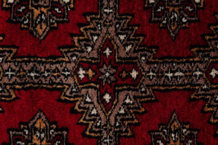 4' 3 x 6' 2 Hand Knotted Bokhara Oriental Wool Rug
