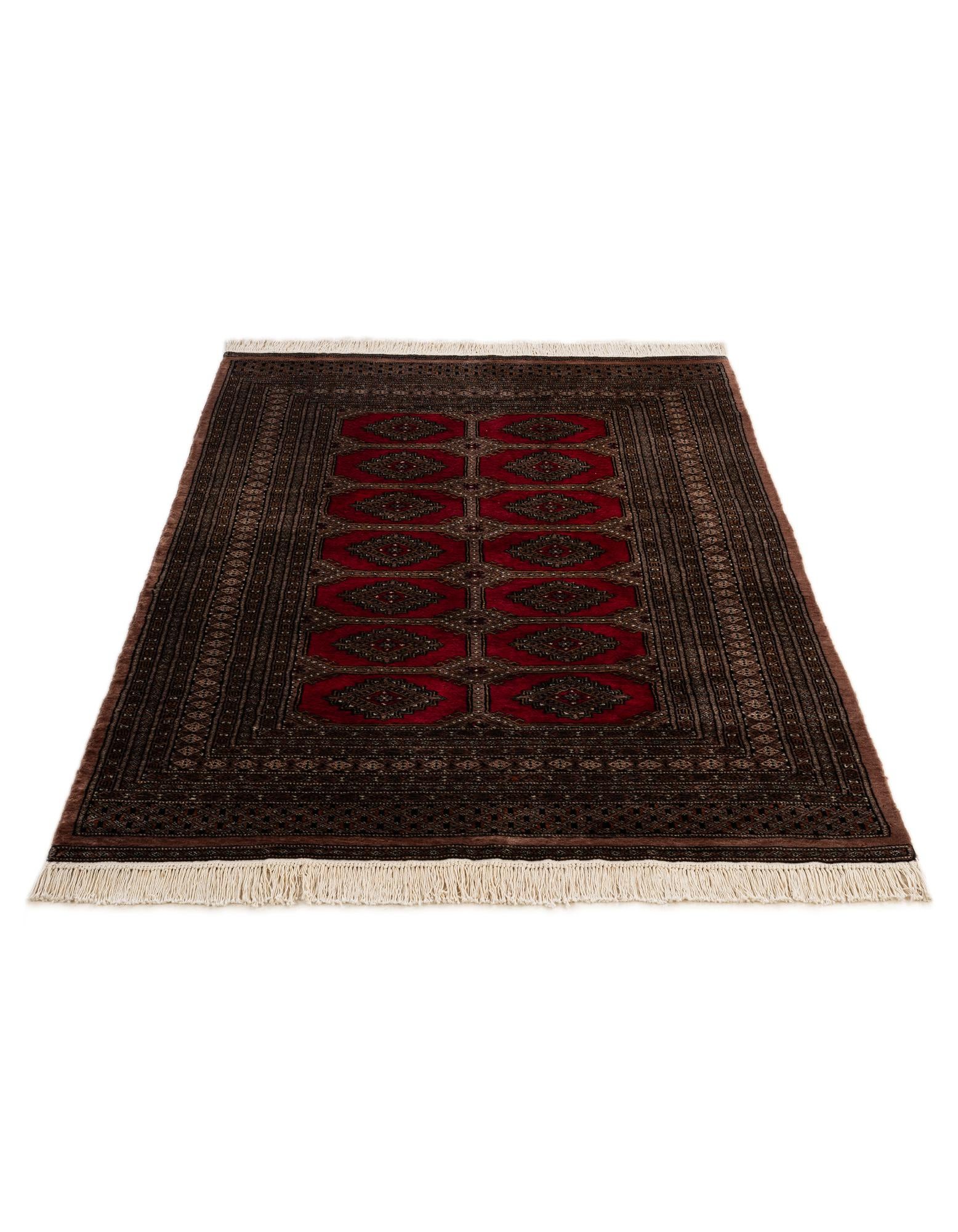4' 3 x 6' 2 Hand Knotted Bokhara Oriental Wool Rug
