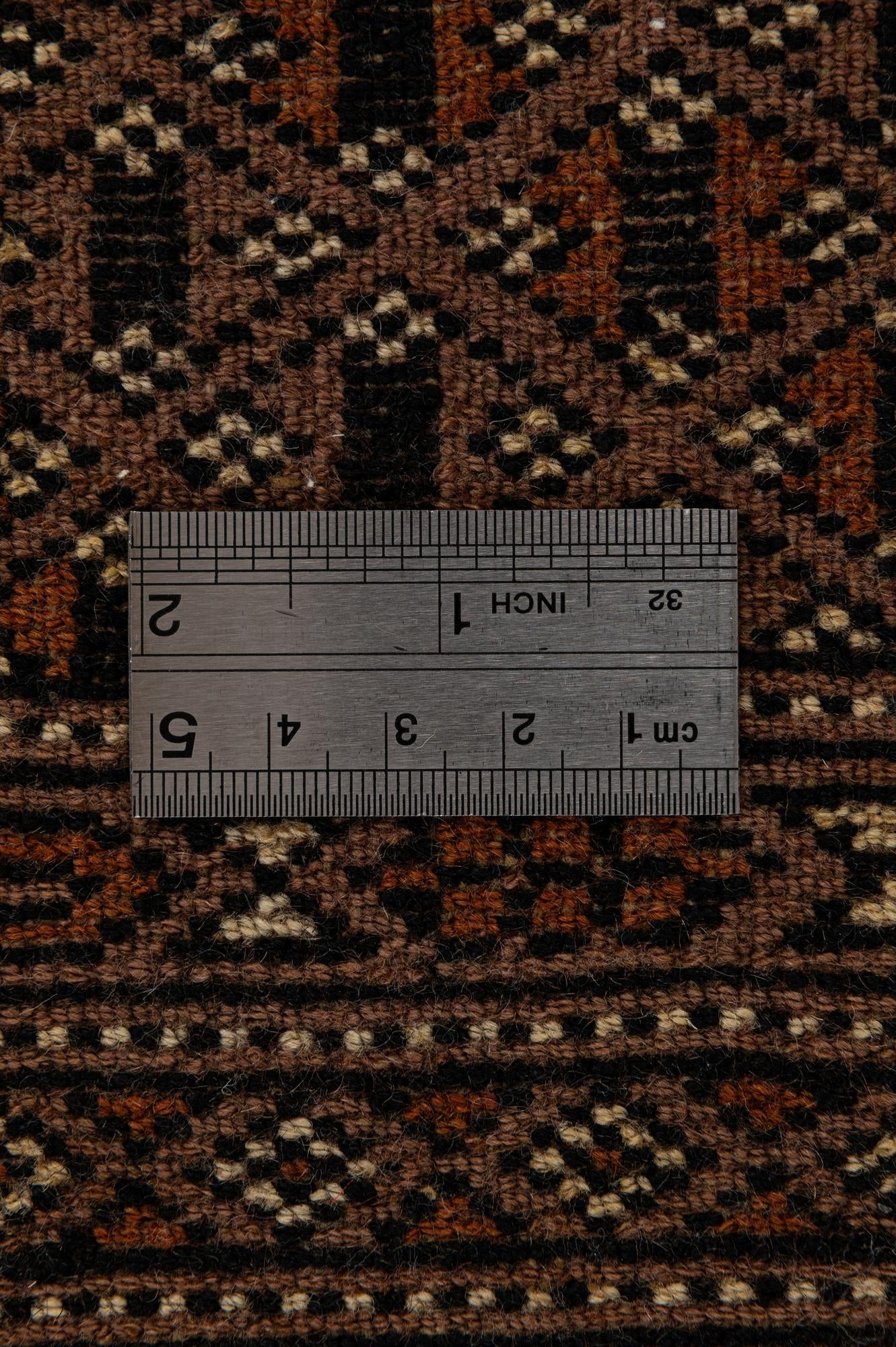 4' 3 x 6' 2 Hand Knotted Bokhara Oriental Wool Rug