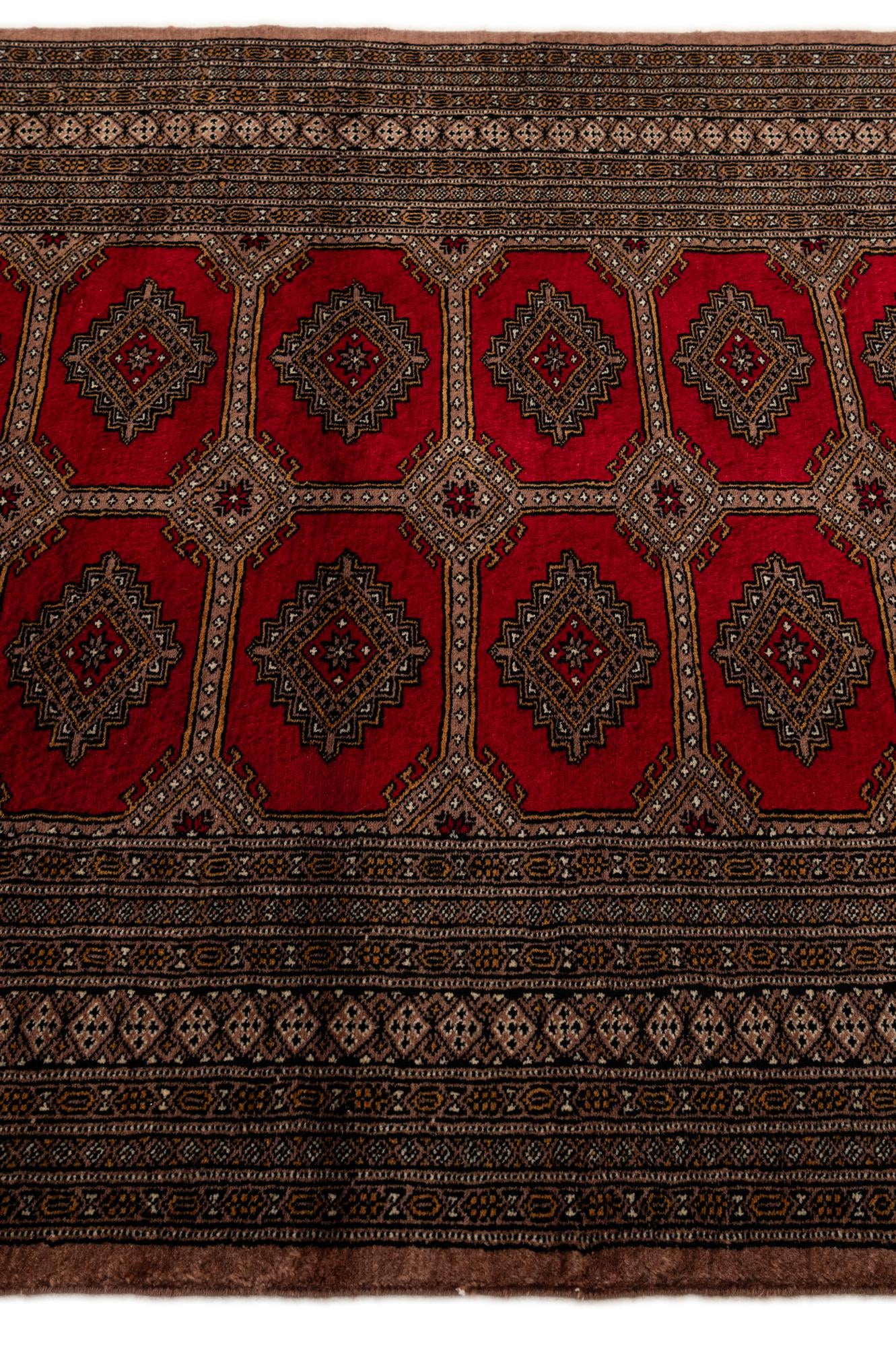 4' 3 x 6' 2 Hand Knotted Bokhara Oriental Wool Rug