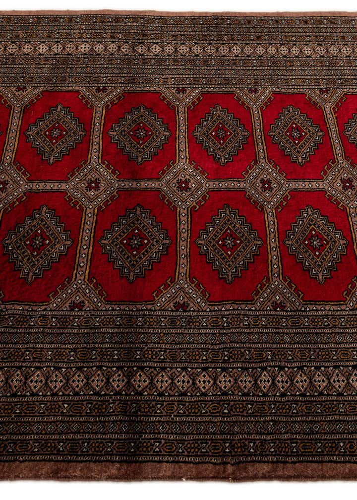 4' 3 x 6' 2 Hand Knotted Bokhara Oriental Wool Rug