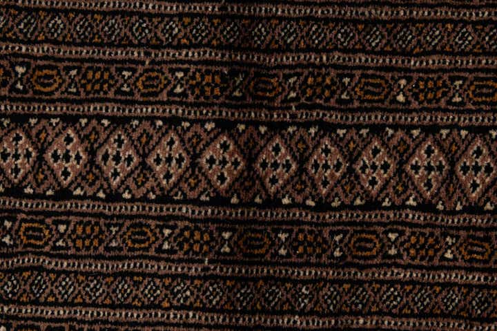 4' 3 x 6' 2 Hand Knotted Bokhara Oriental Wool Rug