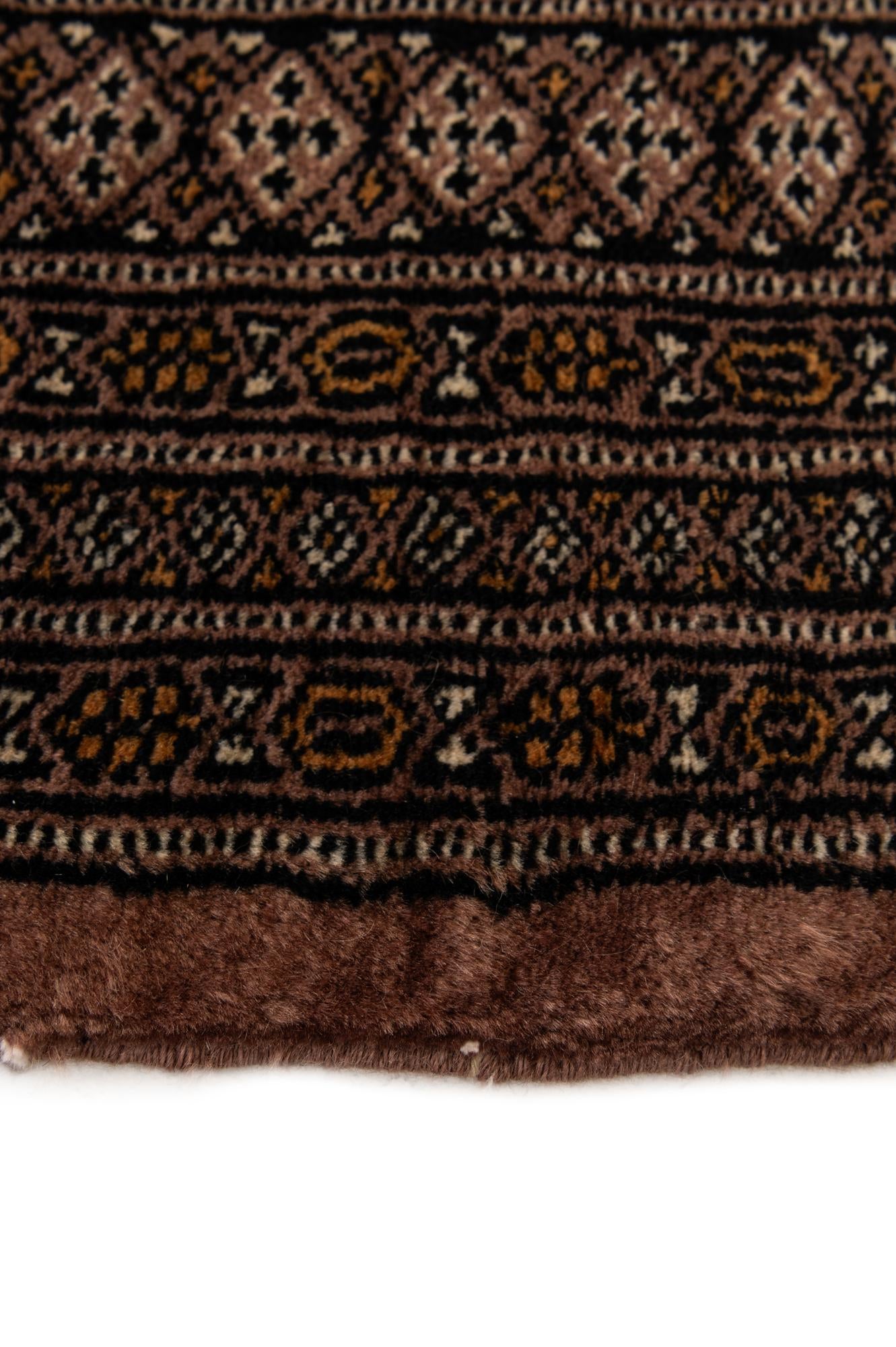 4' 3 x 6' 2 Hand Knotted Bokhara Oriental Wool Rug