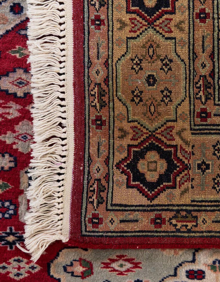 Detail image of 3' 2 x 5' 1  Hand Knotted Bokhara Wool Rug