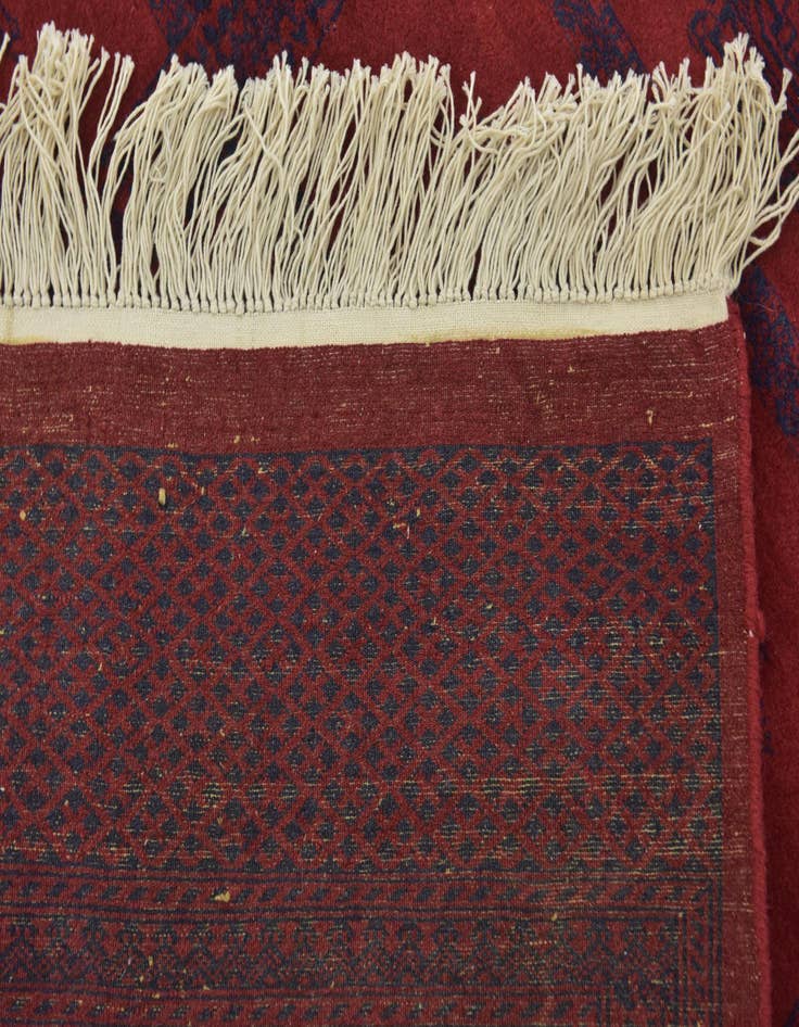 Detail image of 5' 2 x 8' Hand Knotted Bokhara Wool Rug