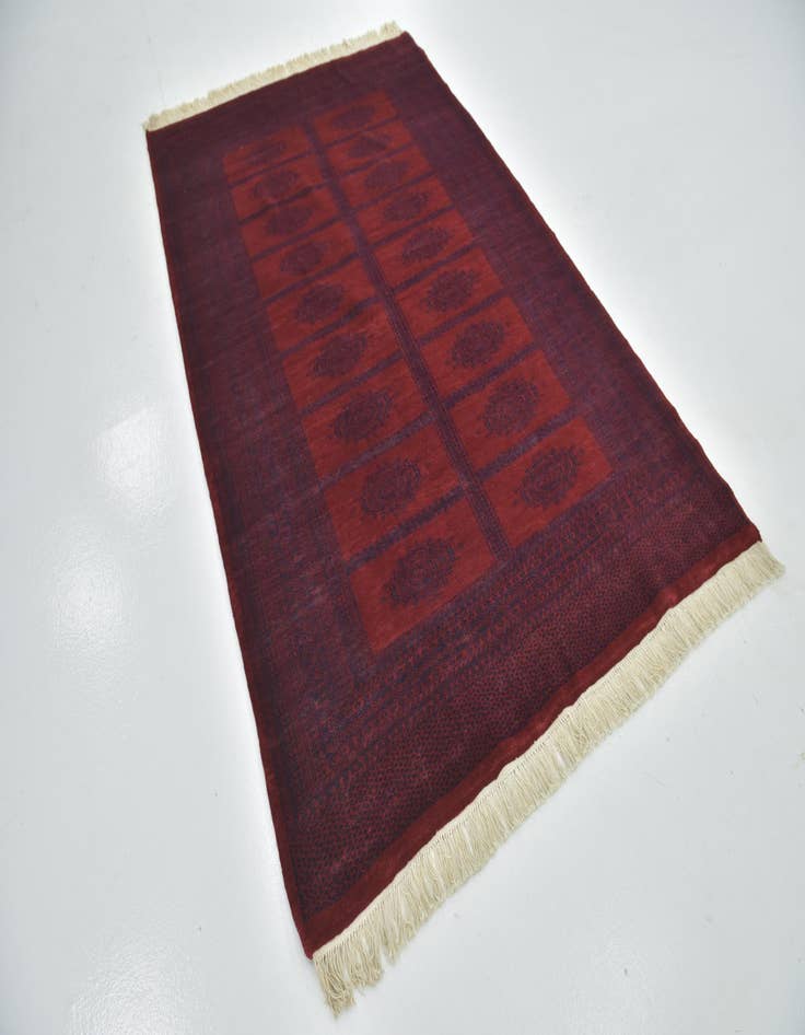 Detail image of 5' 2 x 8' Hand Knotted Bokhara Wool Rug