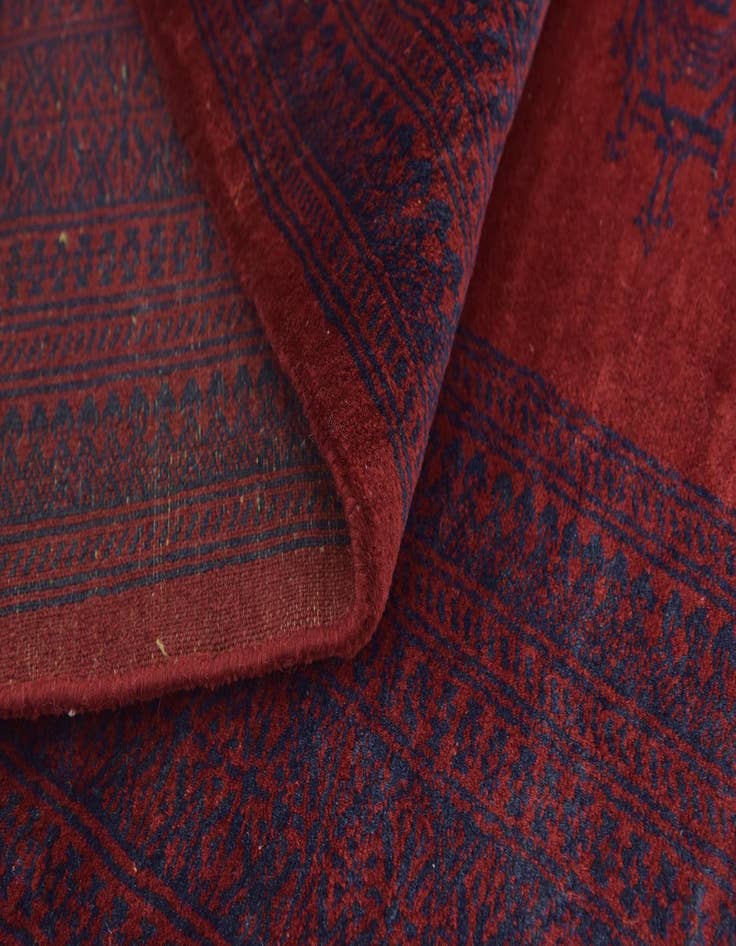 Detail image of 5' 2 x 8' Hand Knotted Bokhara Wool Rug