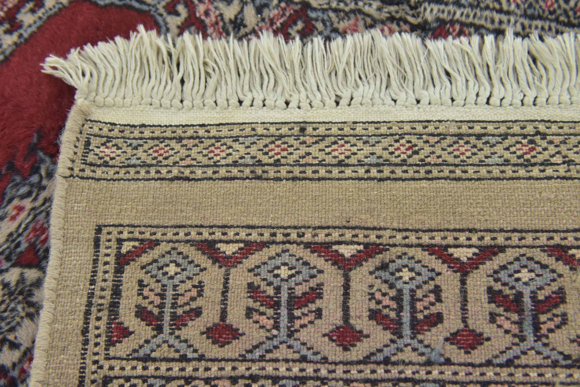 2' 9 x 3' 8 Hand Knotted Bokhara Oriental Wool Rug