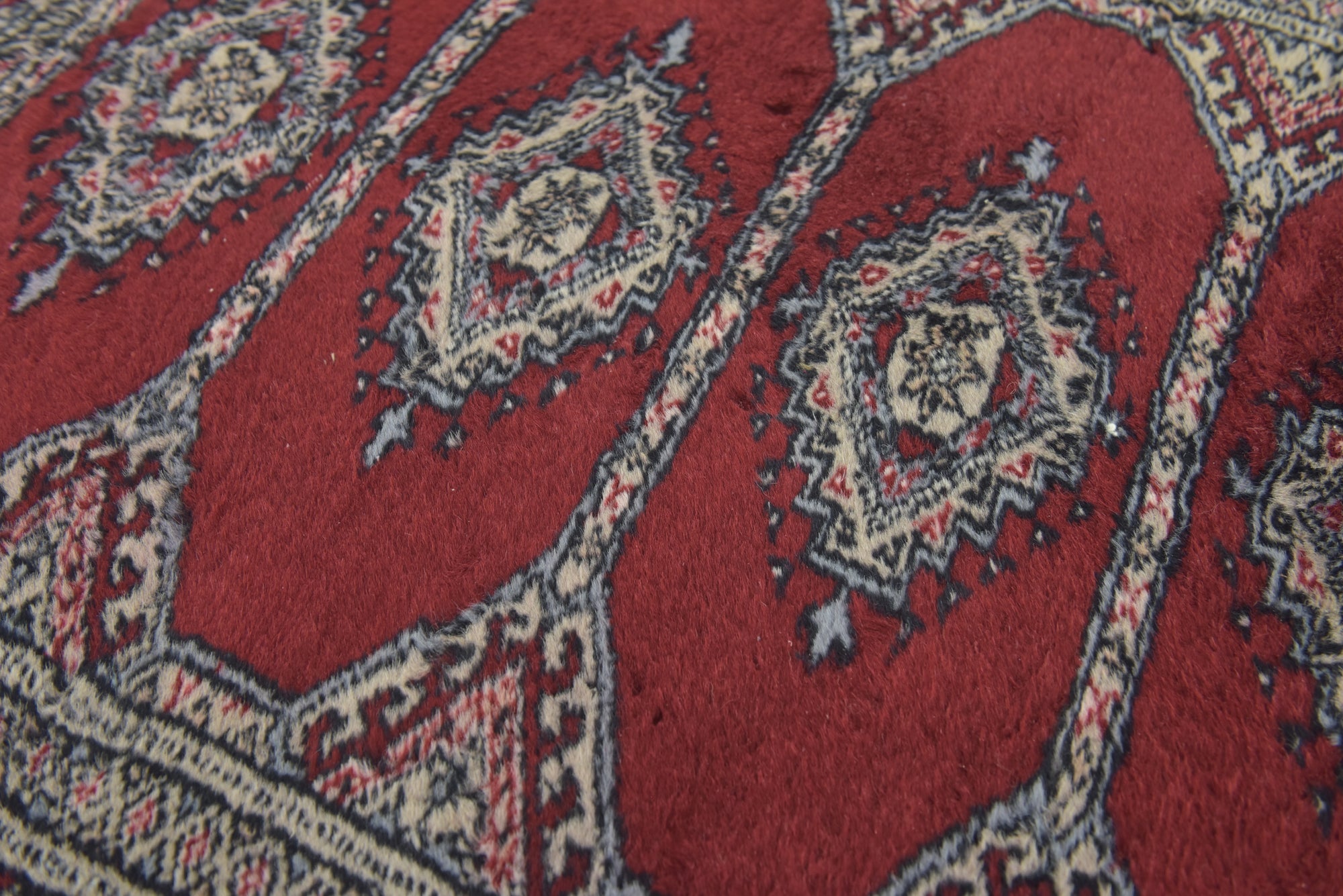 2' 9 x 3' 8 Hand Knotted Bokhara Oriental Wool Rug