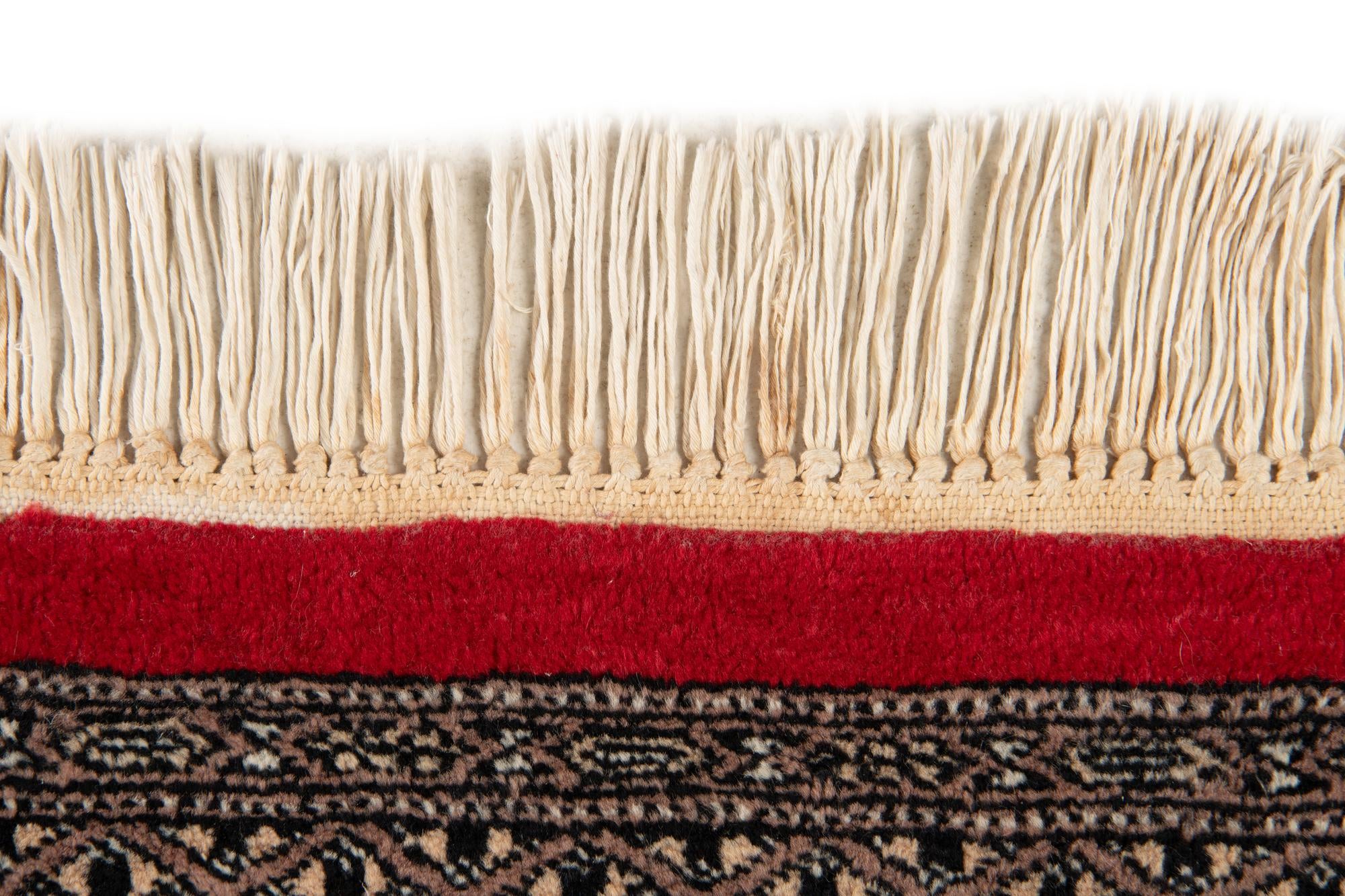 6' 4 x 8' 10 Hand Knotted Bokhara Oriental Wool Rug
