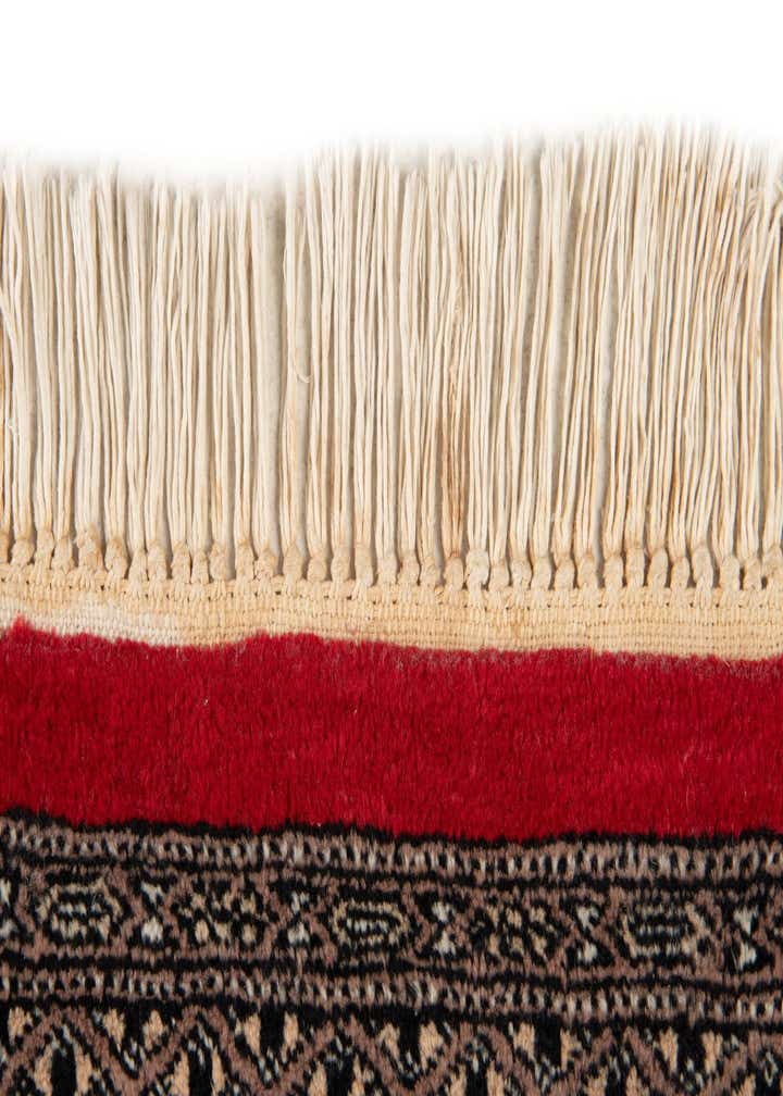 6' 4 x 8' 10 Hand Knotted Bokhara Oriental Wool Rug