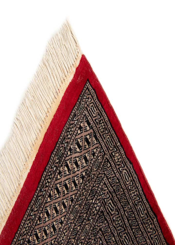 6' 4 x 8' 10 Hand Knotted Bokhara Oriental Wool Rug