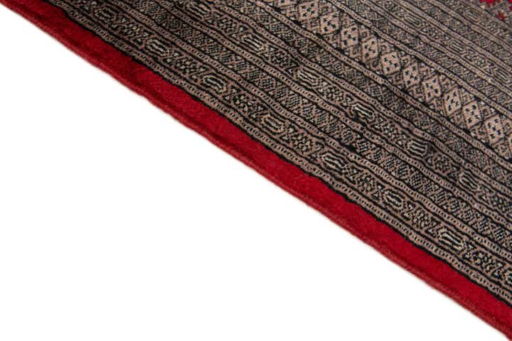 6' 4 x 8' 10 Hand Knotted Bokhara Oriental Wool Rug