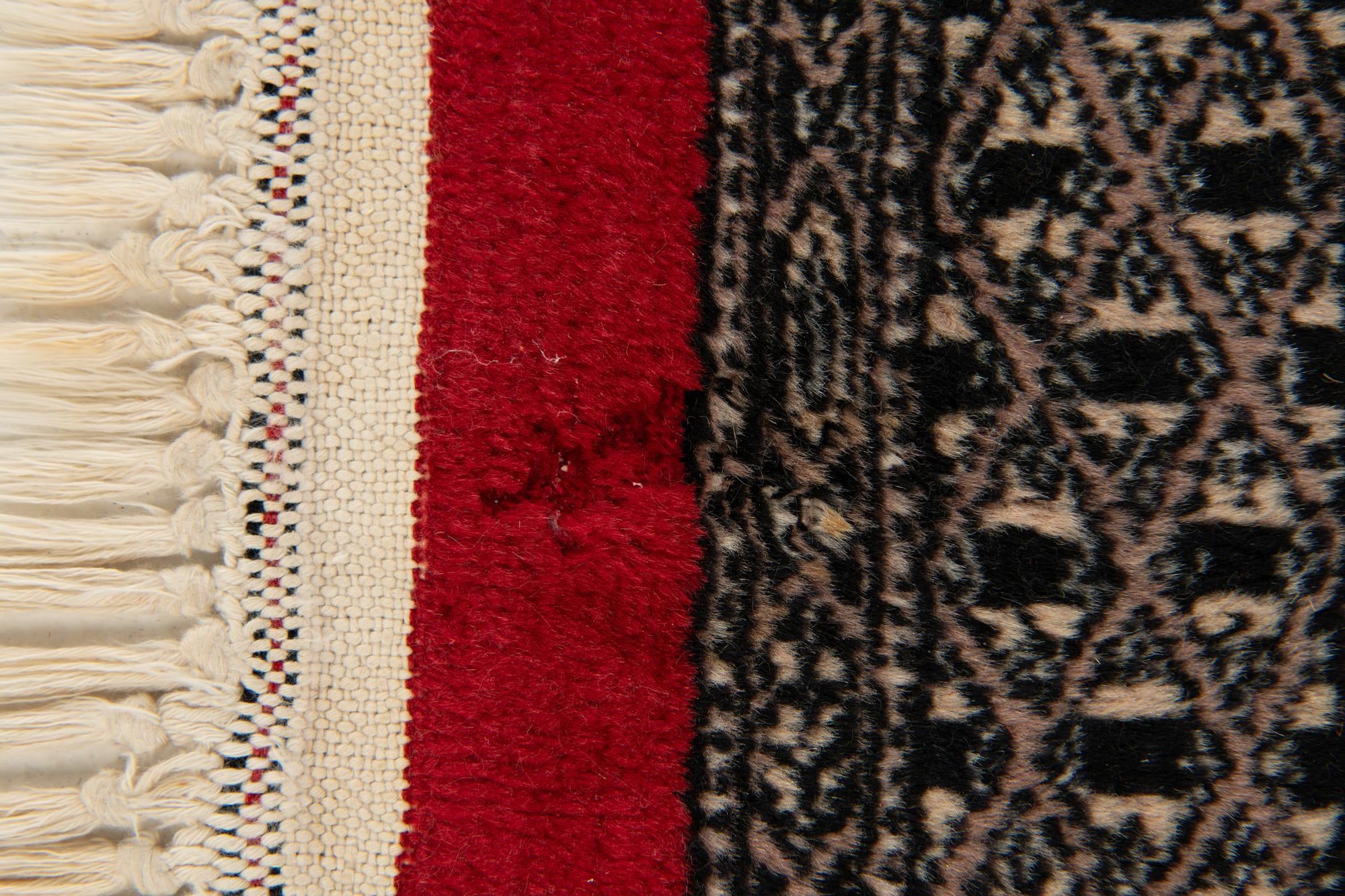 6' 4 x 8' 10 Hand Knotted Bokhara Oriental Wool Rug