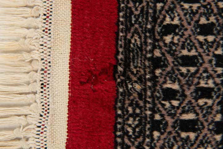 6' 4 x 8' 10 Hand Knotted Bokhara Oriental Wool Rug