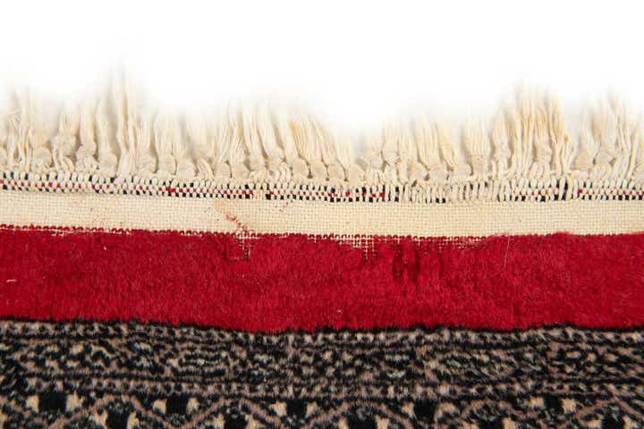 6' 4 x 8' 10 Hand Knotted Bokhara Oriental Wool Rug