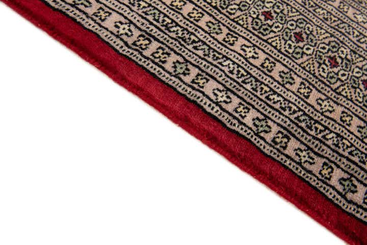 4' 7 x 6' 4 Hand Knotted Bokhara Wool Rug
