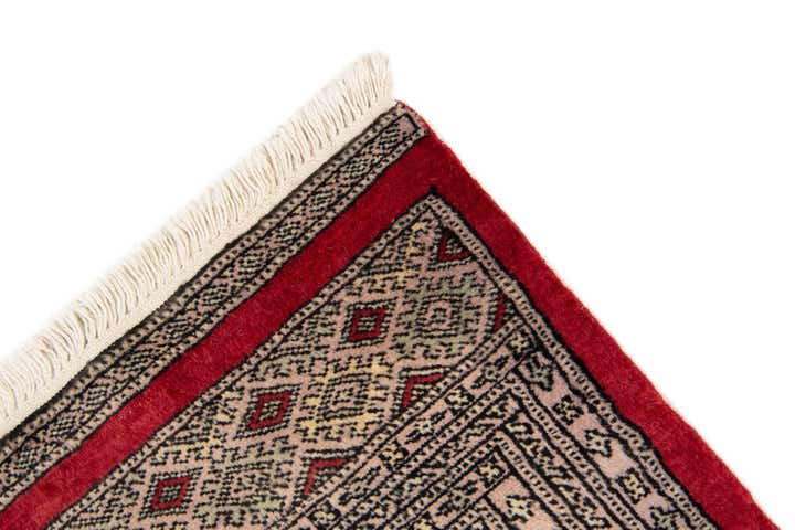4' 7 x 6' 4 Hand Knotted Bokhara Wool Rug