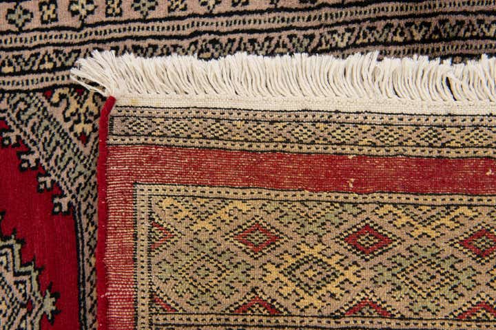4' 7 x 6' 4 Hand Knotted Bokhara Wool Rug